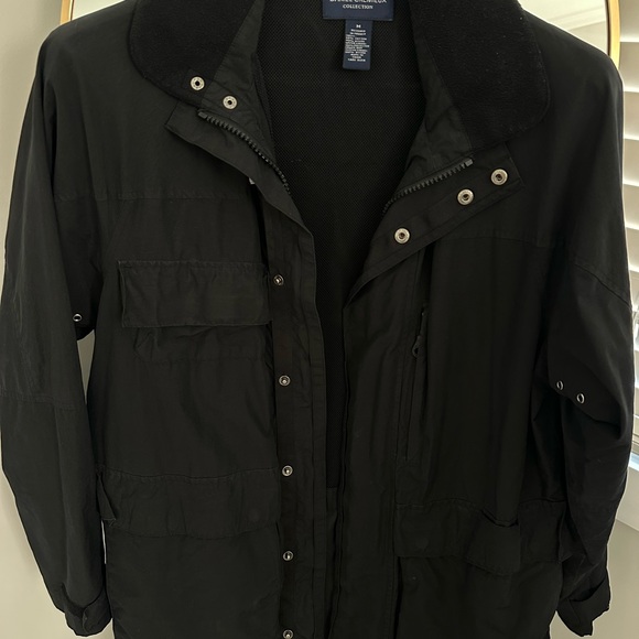 Daniel Cremieux windbreaker jacket, black. Size Medium. - Picture 5 of 5